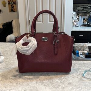 NWOT Kate Spade Deep Red Satchel